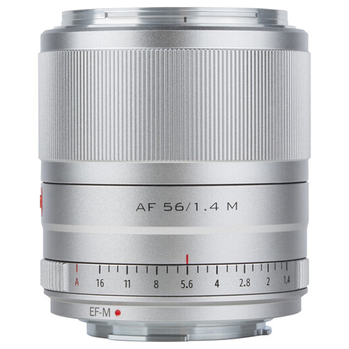 VILTROX AF 56mm f/1.4 p/ Canon EF-M - Silver